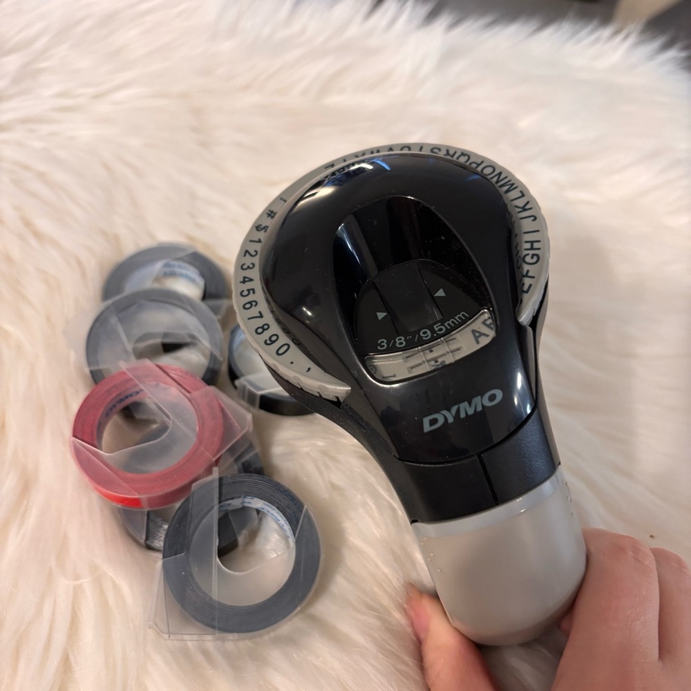 Dymo Handheld Label Maker with Assorted Tapes